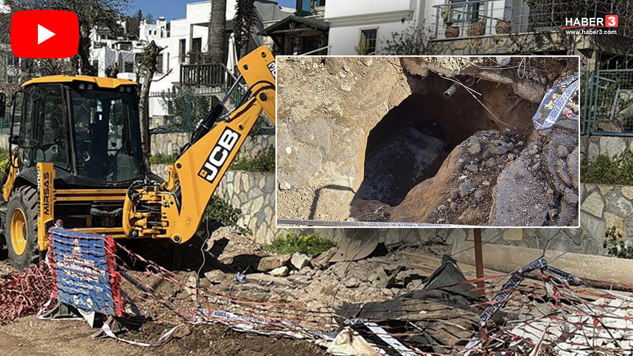 Bodrum'da yerin 3 metre altından tarih fışkırdı! Altyapı çalışmasında sürpriz keşif