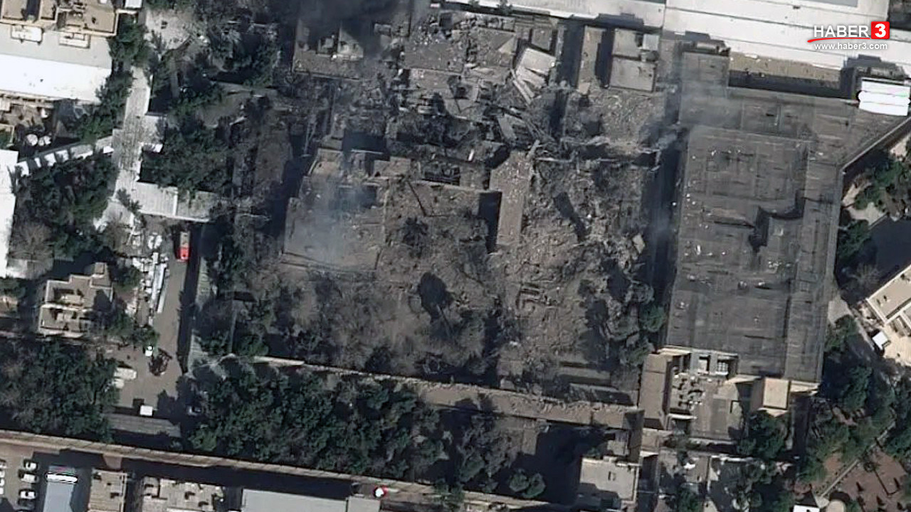 İran dini lideri Hamaney’in sarayındaki hasarın uydu görüntüleri yayınlandı