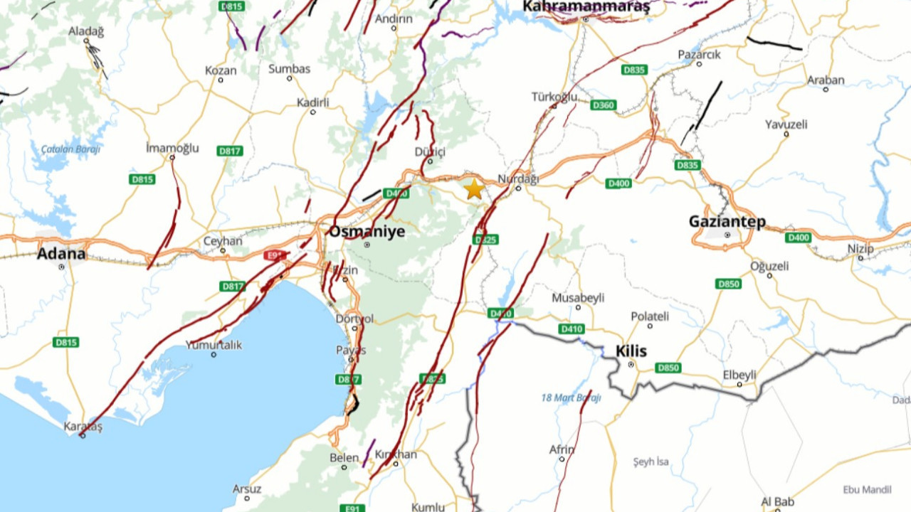 Osmaniye'de 3,6 büyüklüğünde deprem