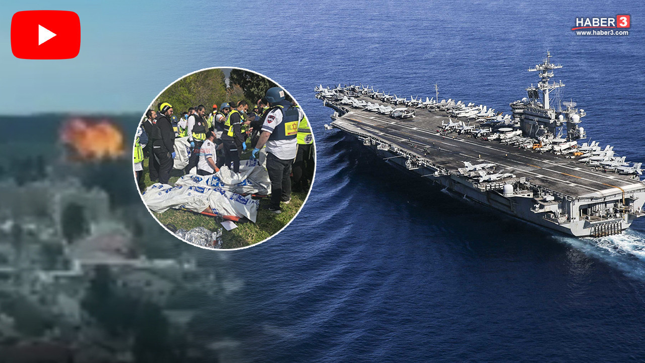 İran, ABD'nin uçak gemisini balistik füzelerle hedef aldı!