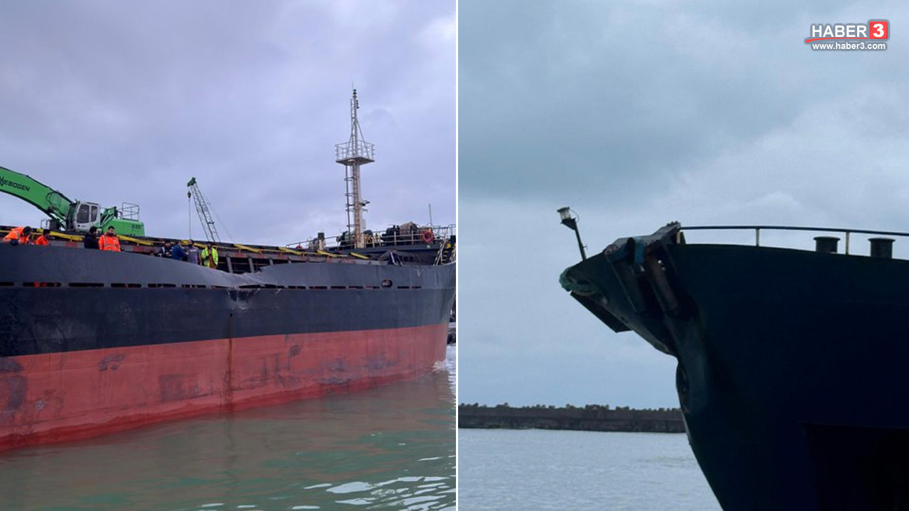 Bartın Limanı'nda yürekleri ağza getiren kaza