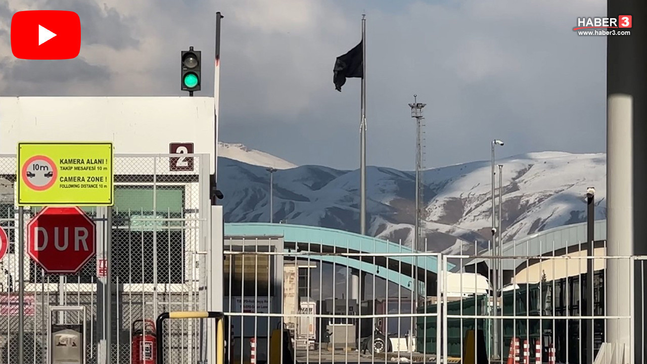 Türkiye ile İran arasındaki sınır kapısına ''Siyah Bayrak'' asıldı, kısıtlamalar başladı!