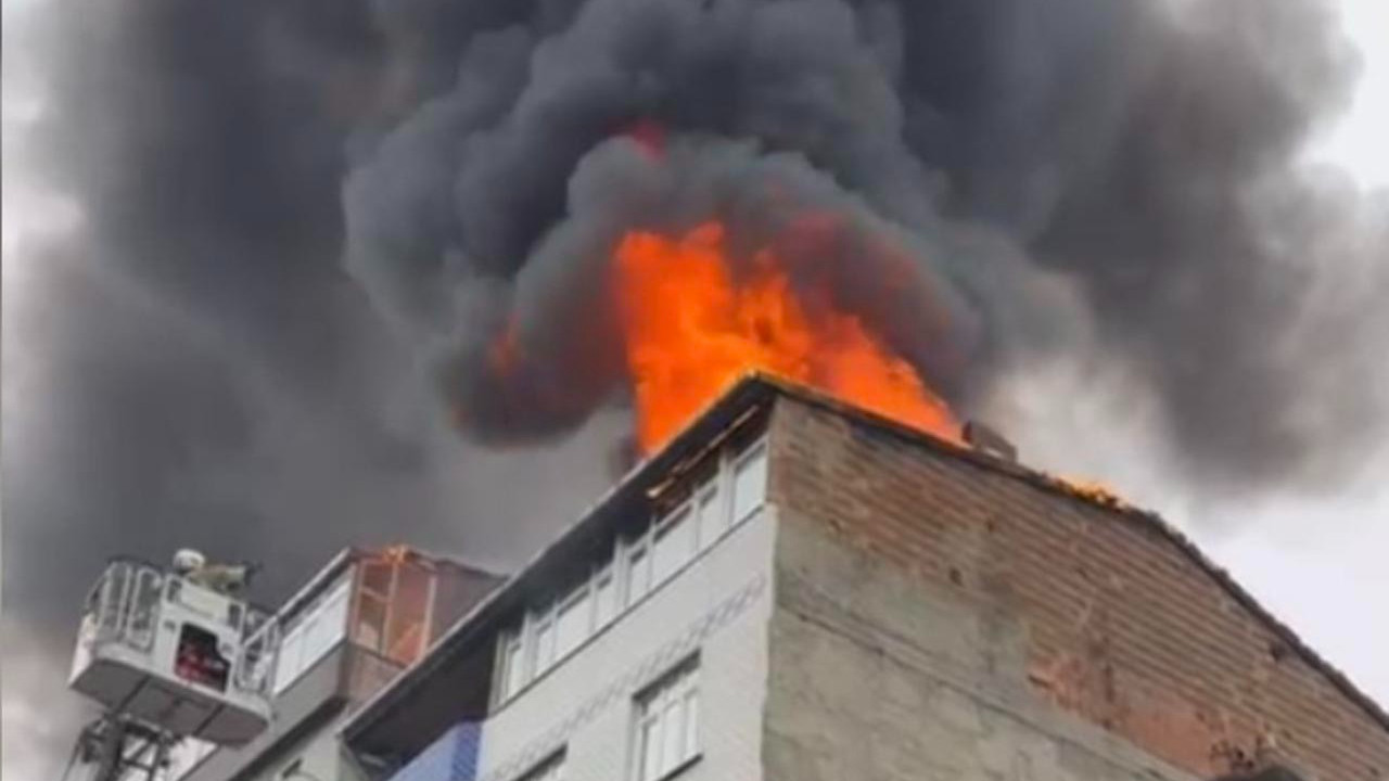 İstanbul'da 6 katlı binada yangın paniği: Ailesini kurtarmak isterken ölümden döndü