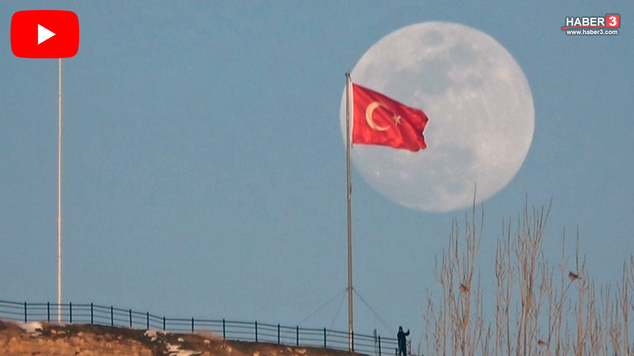 Türkiye semalarındaki ''gümüş mucize'' kameralara böyle yansıdı