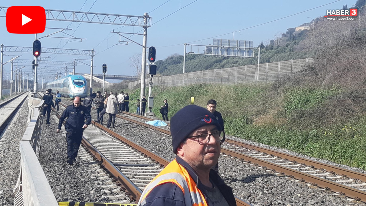 Hızlı tren hattında feci ölüm... Tel örgüleri aşıp raylara atladı, hızlı trenin altında can verdi!