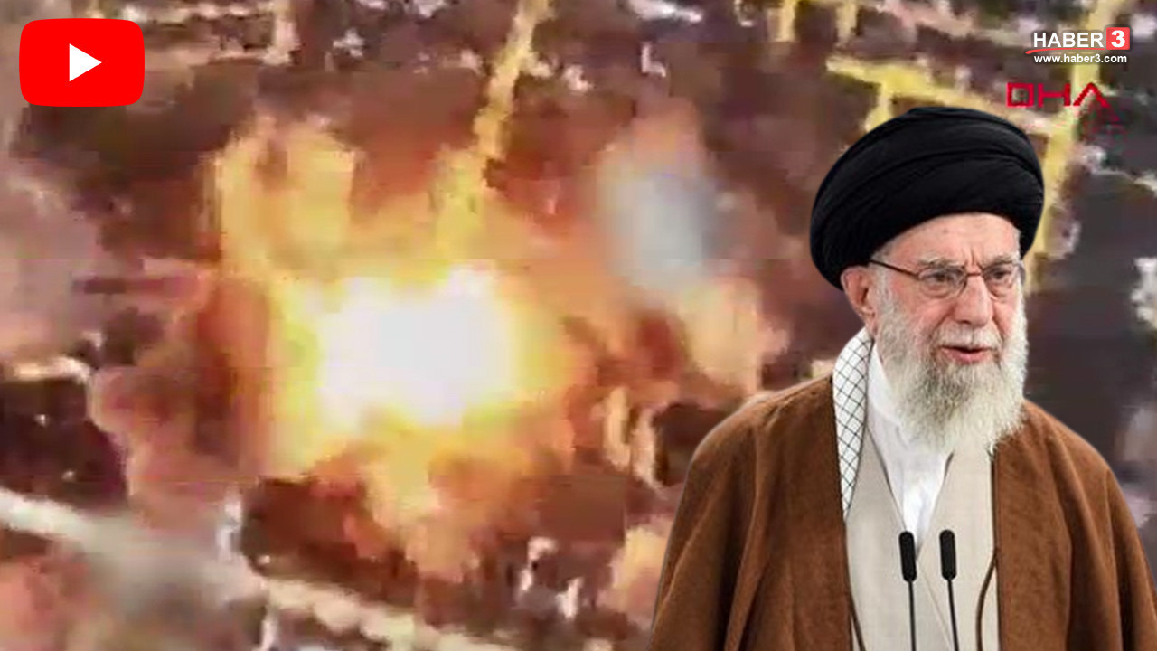 İsrail 50 savaş uçağıyla vurdu! Hamaney'in yer altı sığınağı yok edildi