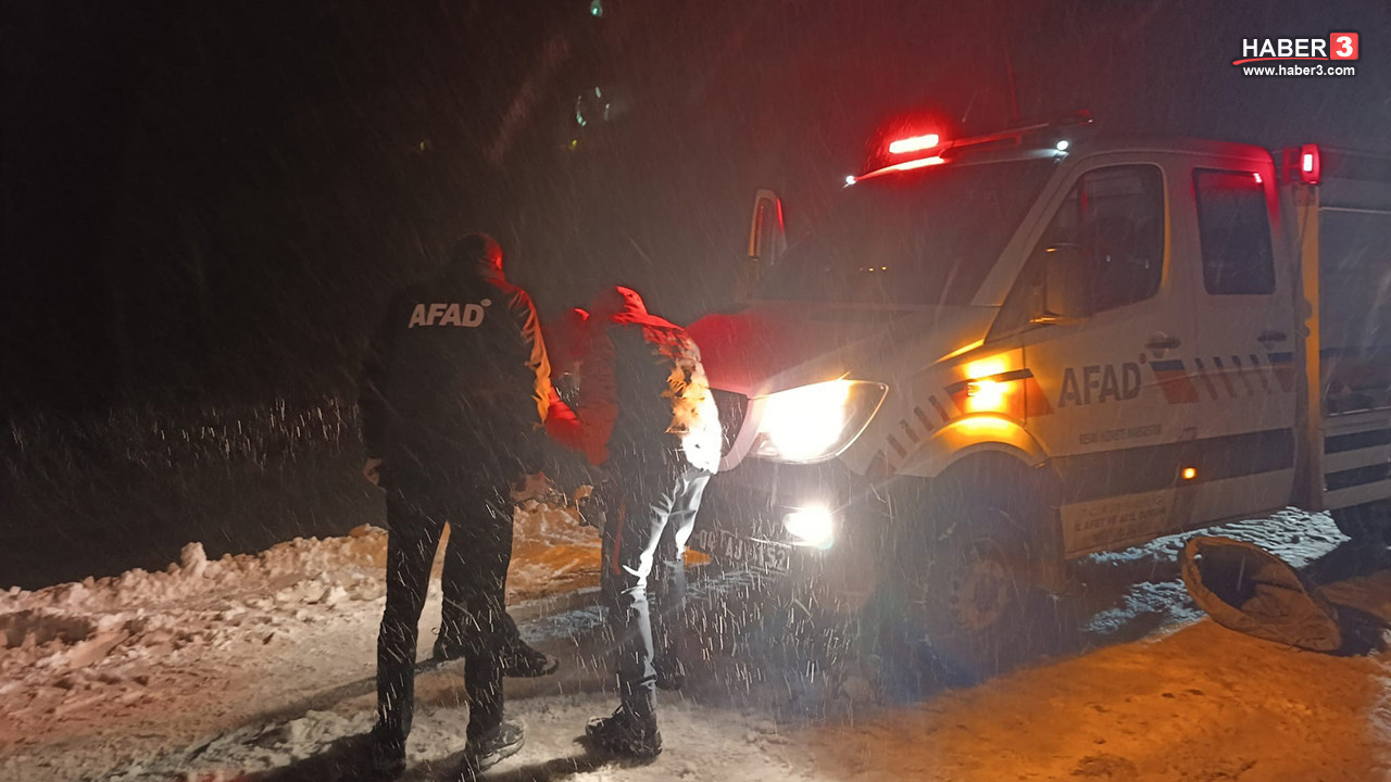 Tipide mahsur kalan 2'si çocuk 4 kişilik aile için sabaha karşı zamanla yarış