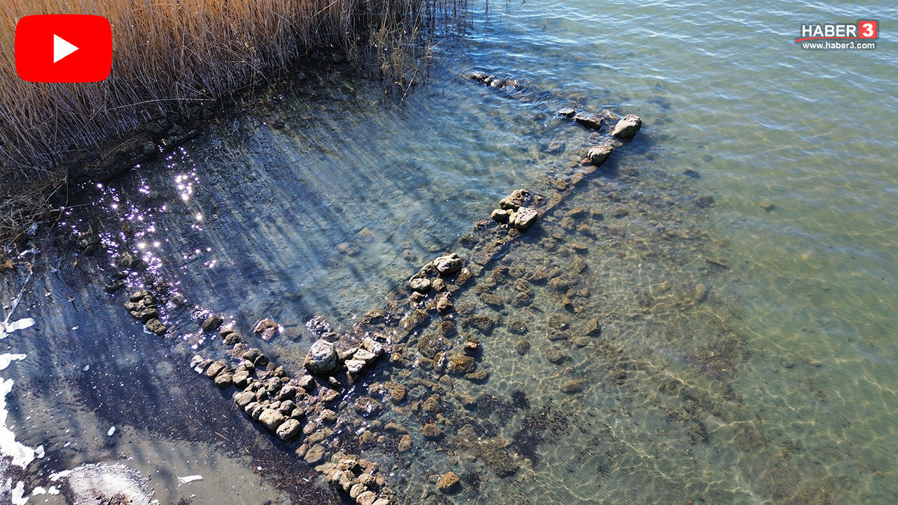 İznik Gölü’nde sular çekildi, tarihi bir sır ortaya çıktı: İznik Gölü'nde ikinci bazilika mı?
