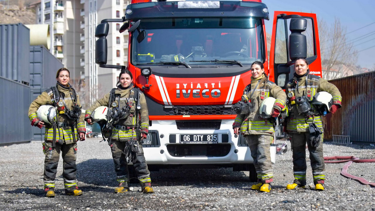 Ankara İtfaiyesi'nin kadın kahramanları: İtfaiyenin kadın gücünde yüzde 370 artış