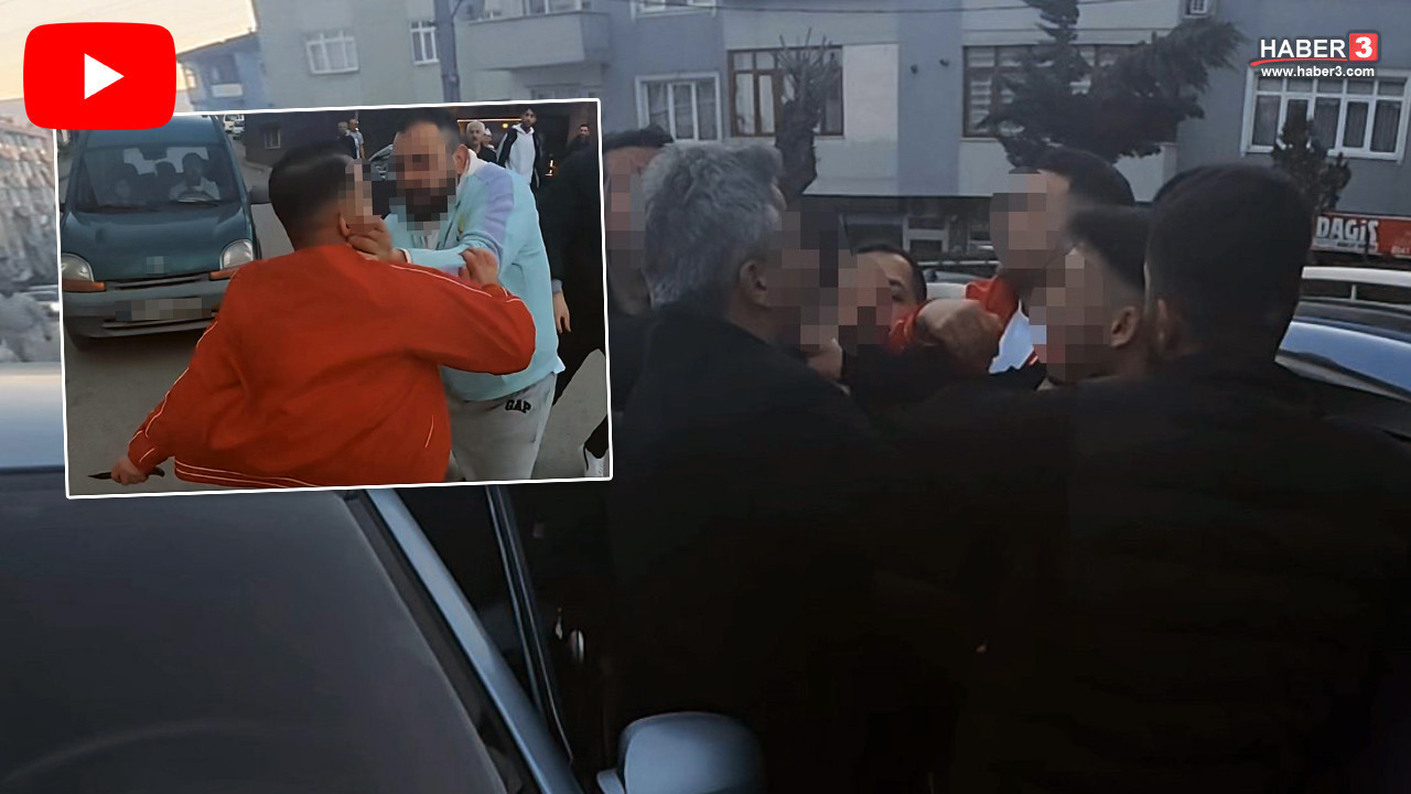 Trafikteki eli bıçaklı piskopatı vatandaşlar engelledi