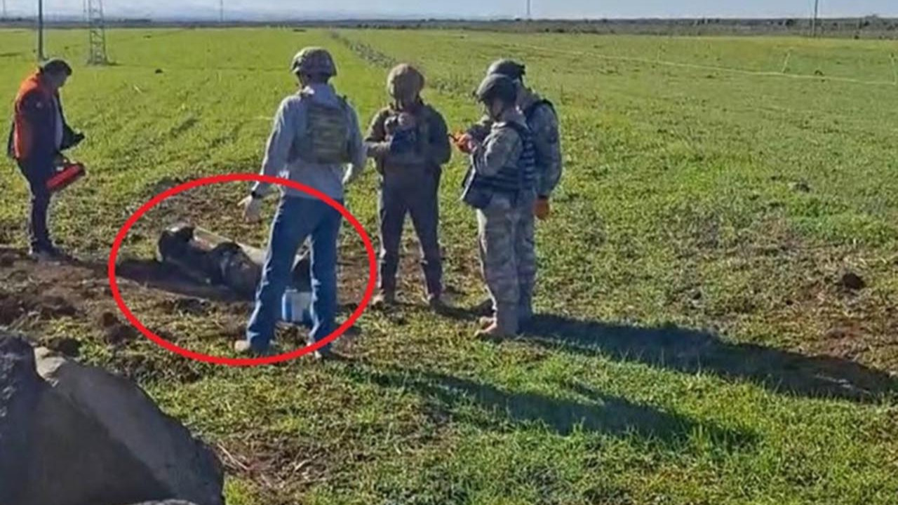 MSB duyurdu: İmha edilen füzenin parçaları Diyarba…