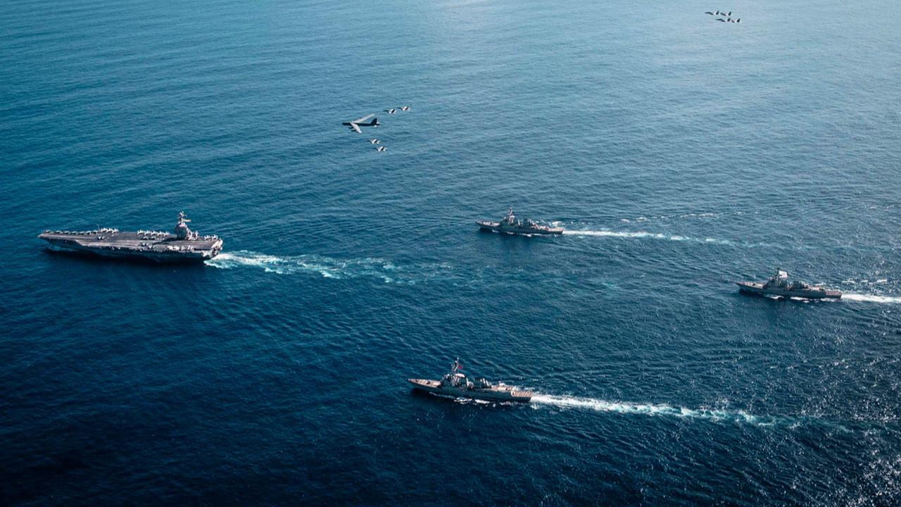 ABD’ye ait USS Gerald R. Ford uçak gemisinde yangın: 2 yaralı