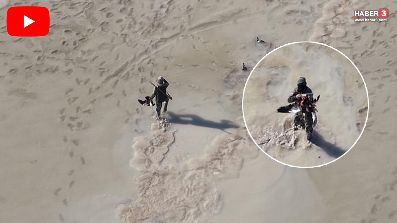 Tuz Gölü'nde suçüstü yakalanan kaçak avcılar dehşet saçtı