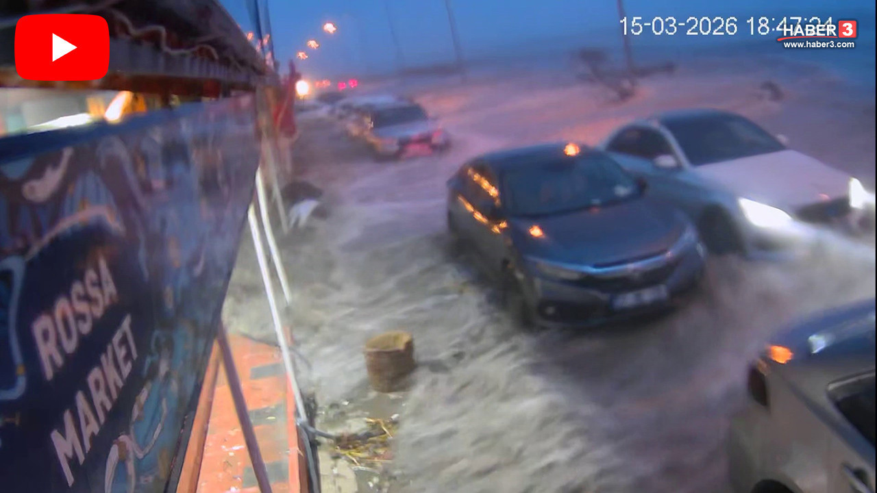 Hatay'da bir kez daha aynı kabus: Deniz taştı, kara ile deniz birleşti!