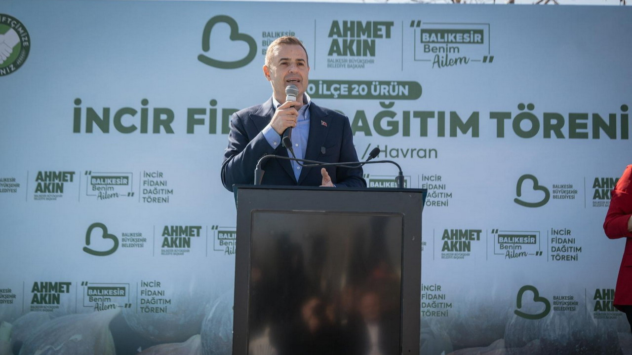 Balıkesir Büyükşehir Belediye Başkanı Akın’dan üreticilere yüzde 100 hibeli incir fidanı desteği
