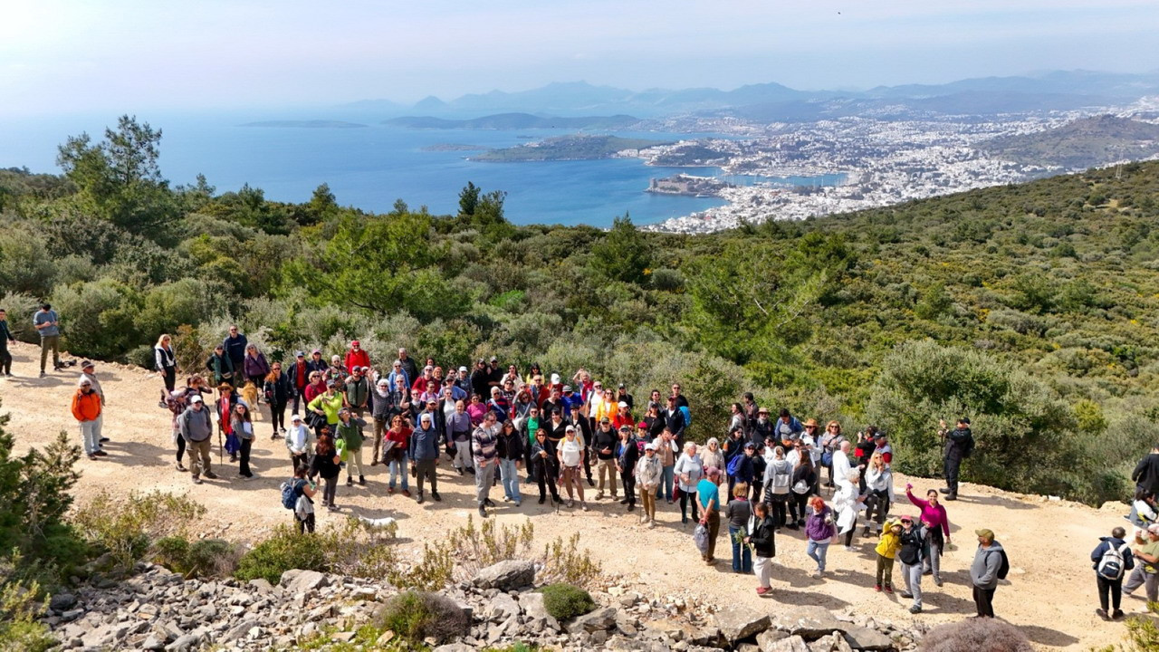 Bodrum'da Kültür ve Doğa Yürüyüşleri Kışladağ’da Devam Etti