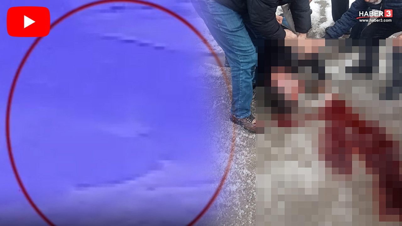 Erzurum'da korkunç olay: Çatıdan düşen dev buz kütlesinin altında kaldı