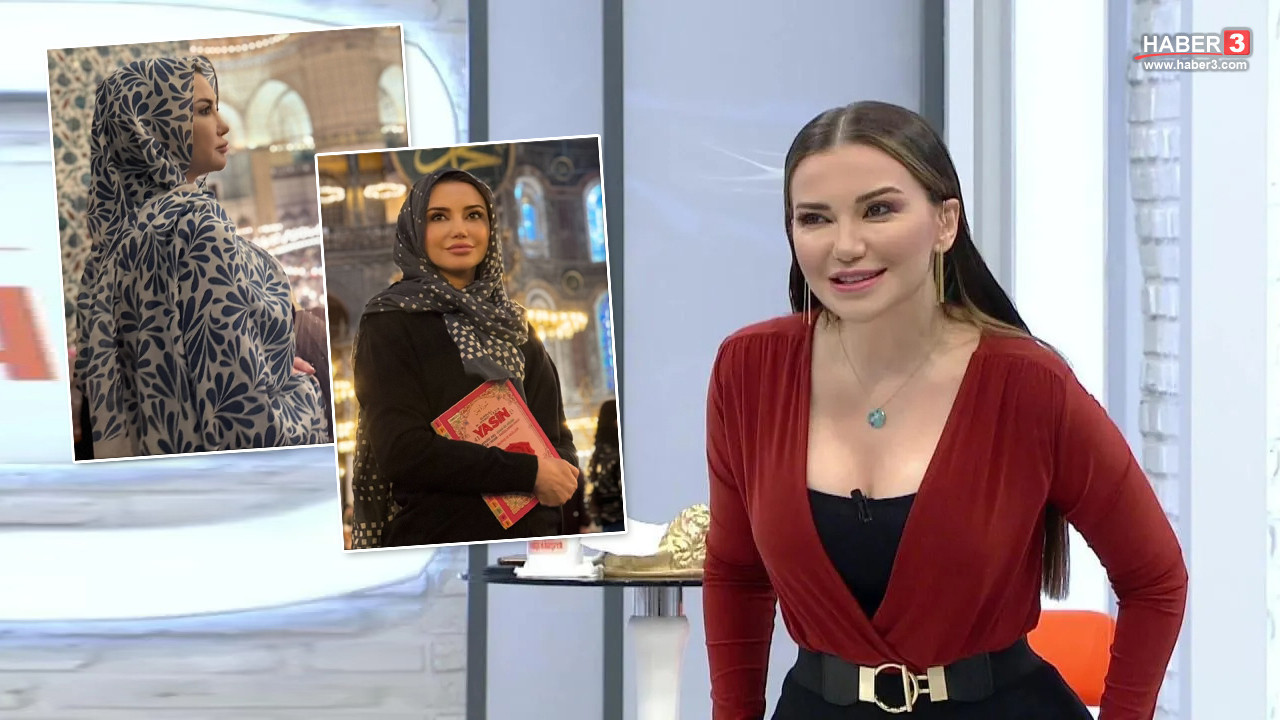 Esra Ezmeci'nin Ayasofya'daki Kadir Gecesi pozları sosyal medyayı ikiye böldü