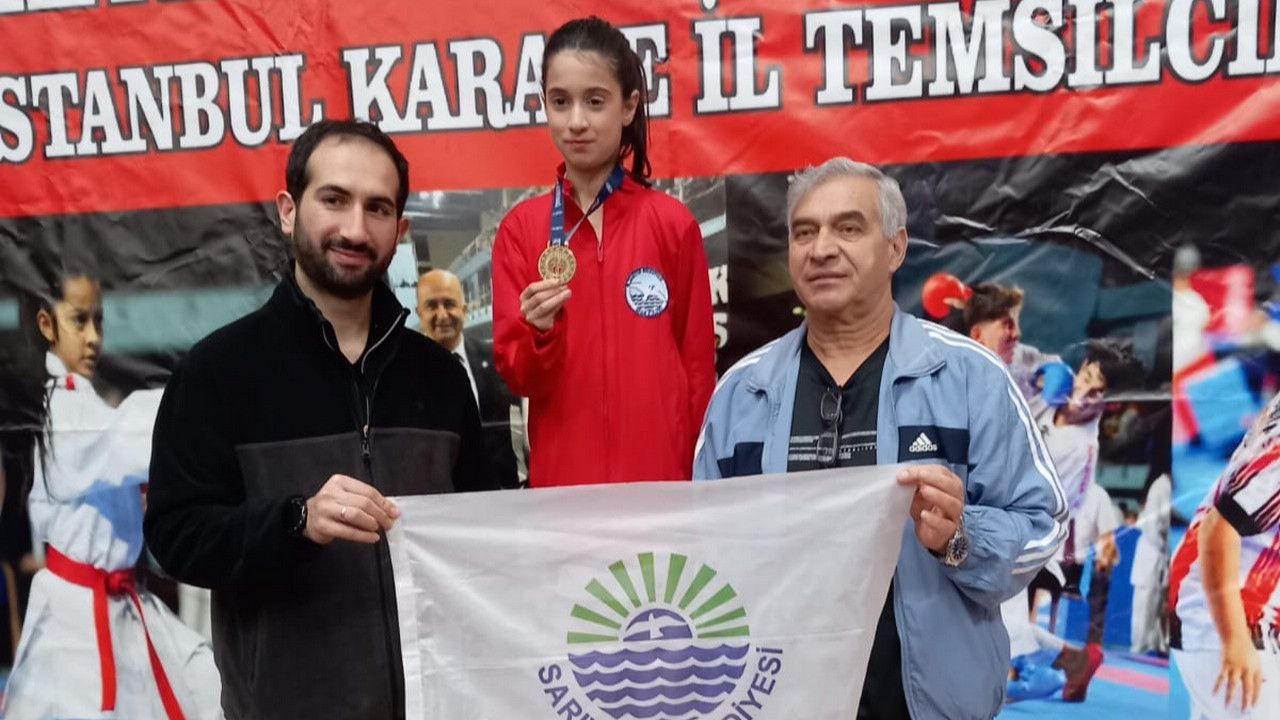 Sarıyer Belediyesi Spor Kulübü sporcusu Çağla Deniz Özçelik’ten altın madalya