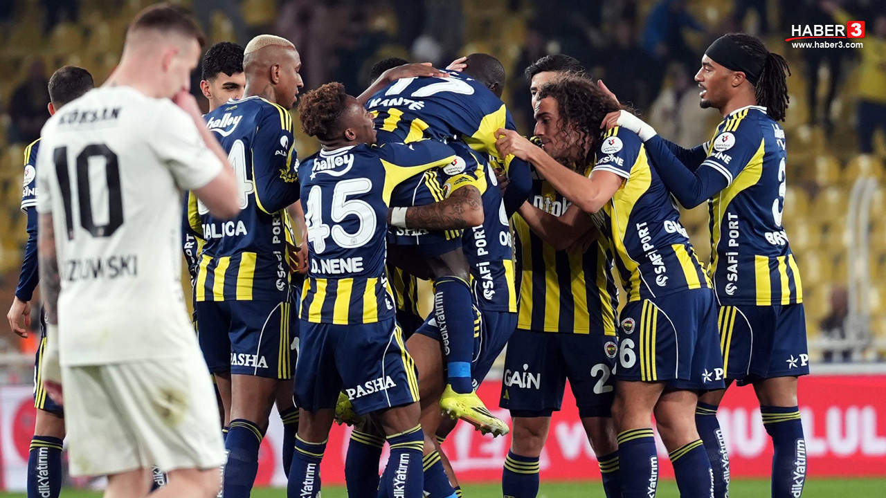 Kadıköy'de gol yağmuru... Fenerbahçe moral buldu!