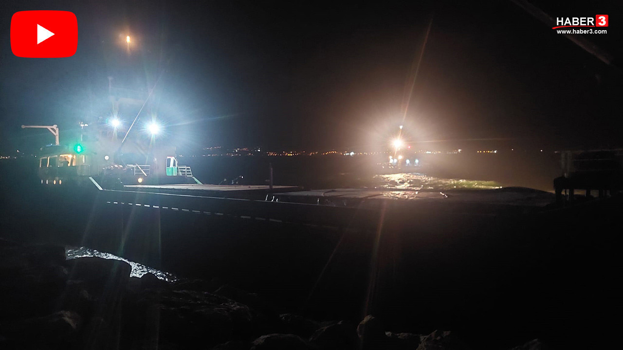 Marmara'da dev kuru yük gemisi karaya oturdu