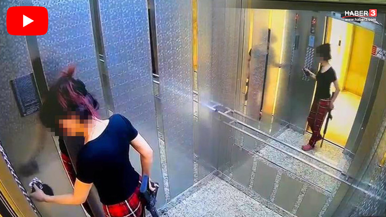 İstanbul'da akılalmaz görüntüler: Evden pijamayla çıkan kadın pompalıyla dehşet saçtı
