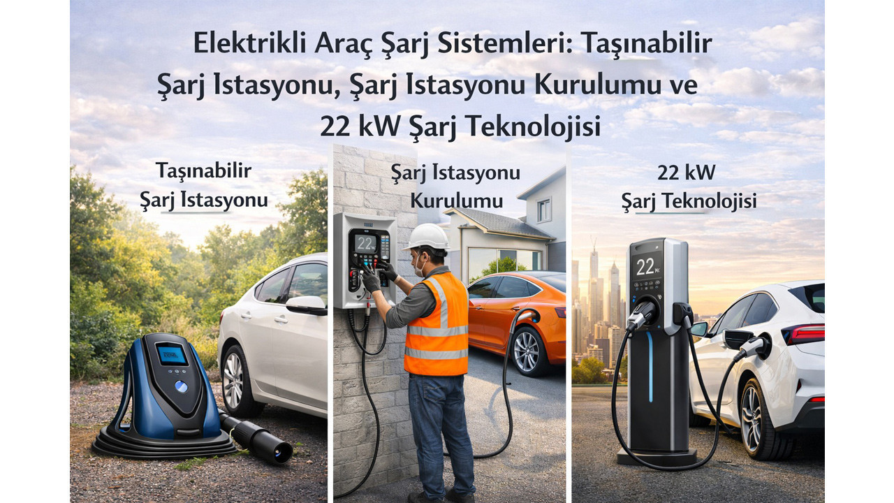 Elektrikli Araç Şarj Sistemleri: Taşınabilir Şarj İstasyonu