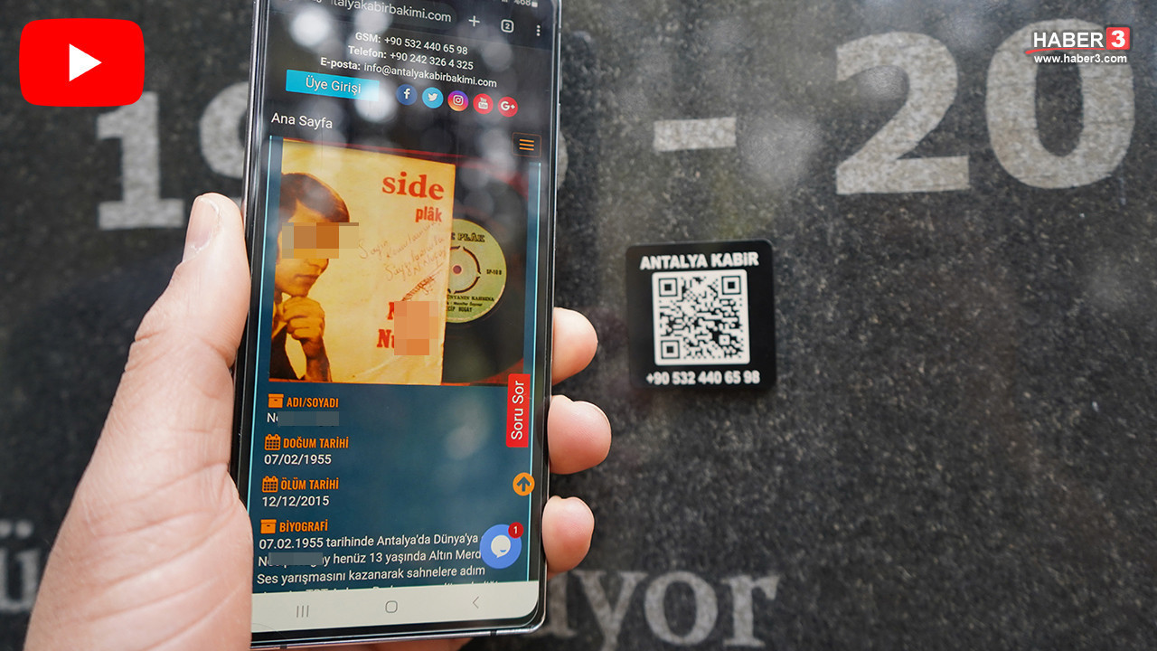 Mezarlıkta dijital dönem! Bayram öncesi karekodlu mezar taşlarıyla görüntülü ziyaretler başladı