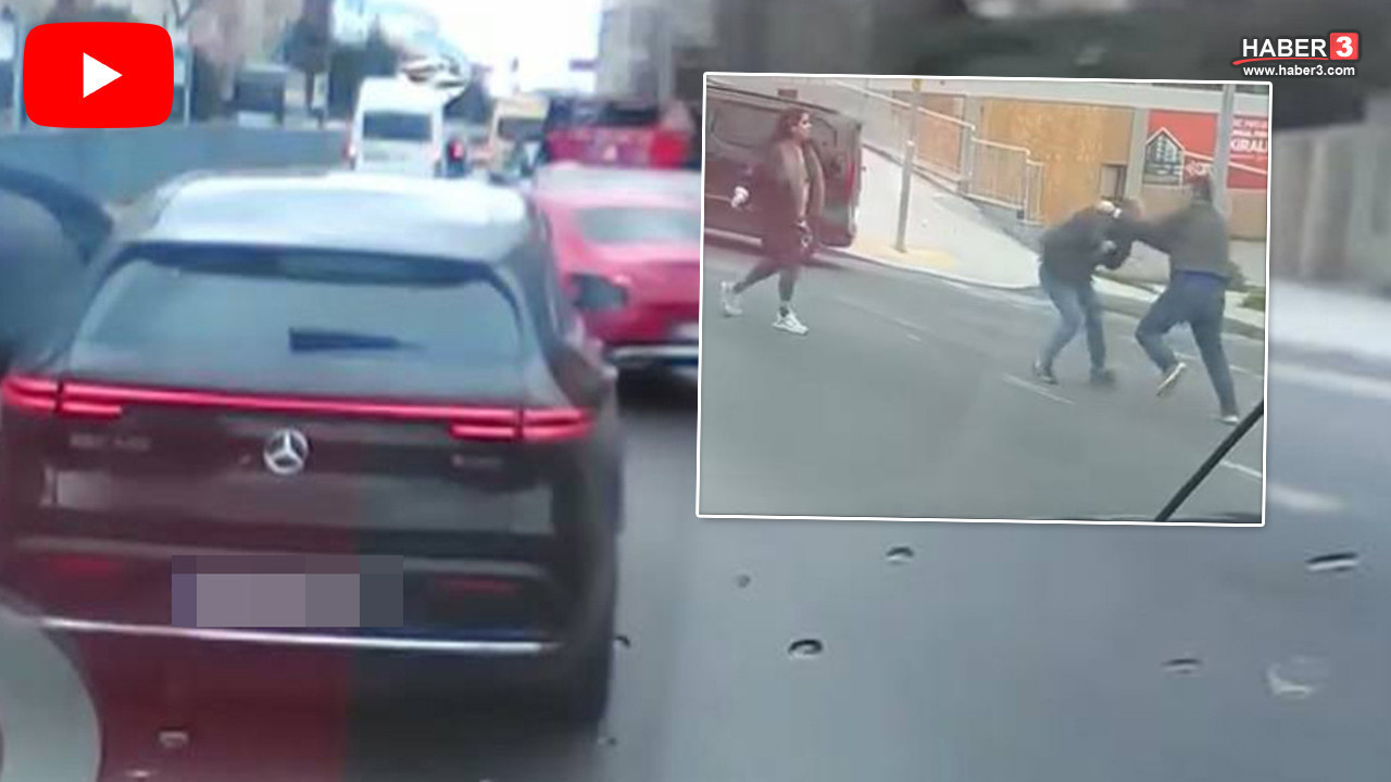 İstanbul'da çocukların gözü önünde yol verme dehşeti! Kadın sürücü isyan etti