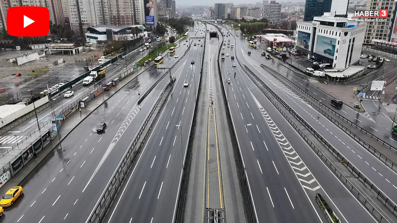 İstanbul'da yollar da bayram etti... Bayramlarda çok güzelsin İstanbul!