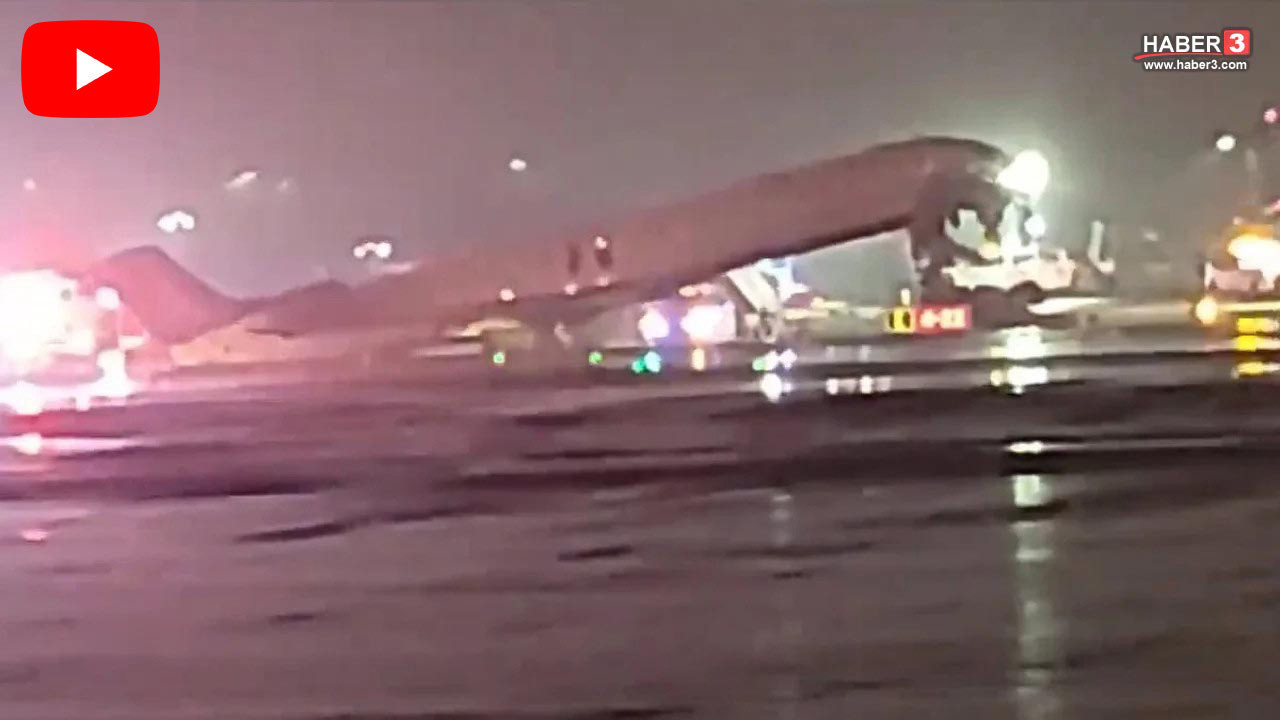 Havalimanında feci kaza! Yolcu uçağı itfaiye aracıyla çarpıştı: Ölü ve yaralılar var