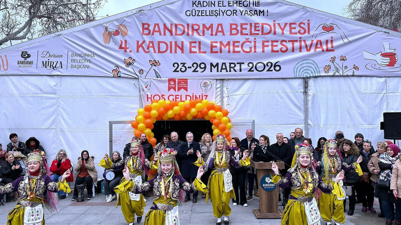 Bandırma'da kadınların gücü festivalle taçlandı