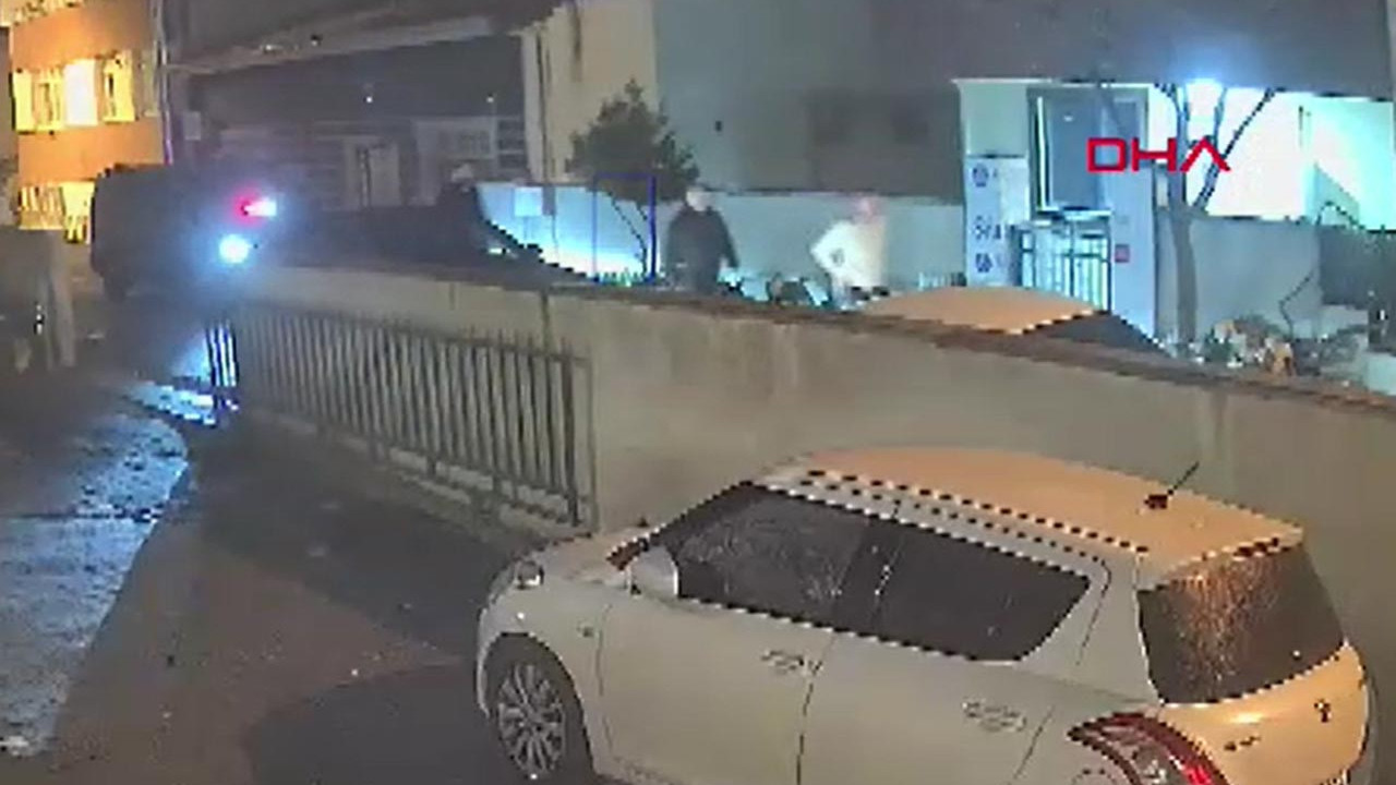 Futbolcu Kubilay Kaan Kundakçı cinayeti kamerada: Çakarlı minibüsle gelmişler!