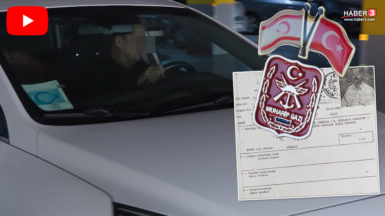 Yüzde 60 engelli raporu ve kartı olan gaziye engelli park yeri cezası kesildi