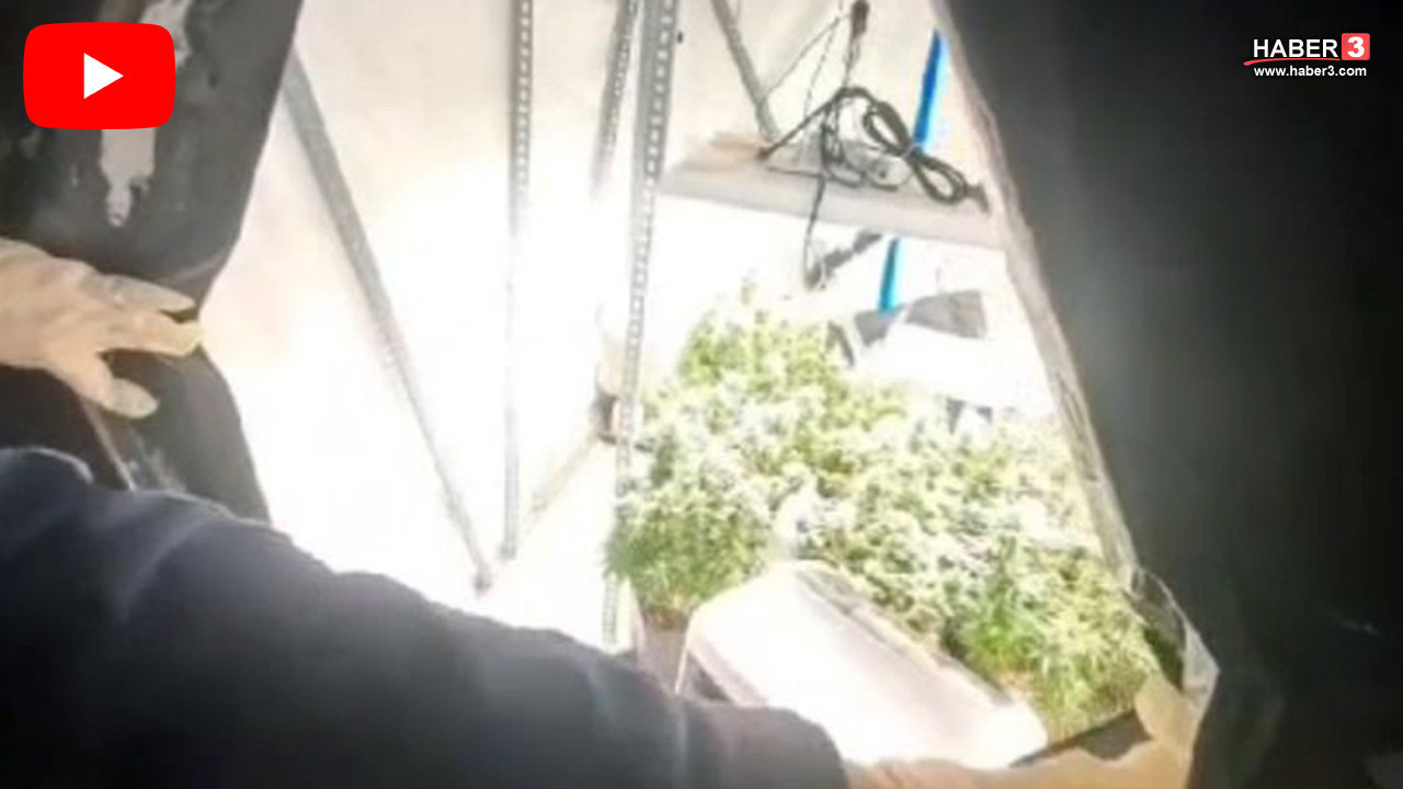Uyuşturucu baskınında jandarmayı şoke eden manzara