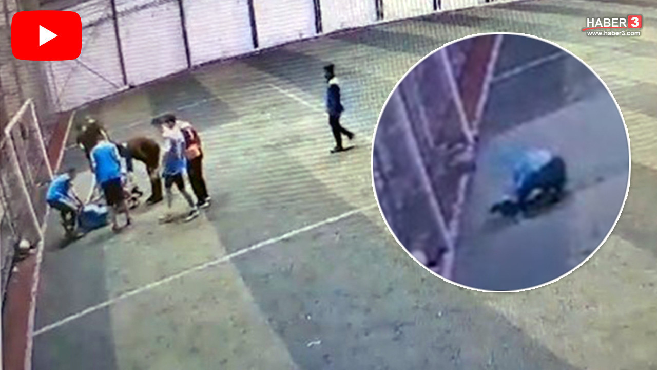 Halı sahada kalecilik yaparken, çarpan top hayattan koparttı!