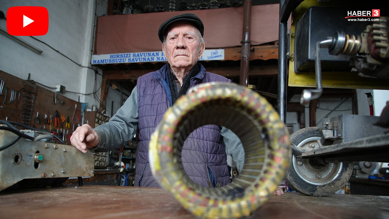 88 yaşındaki yaşayan çınar gençlere taş çıkarıyor!