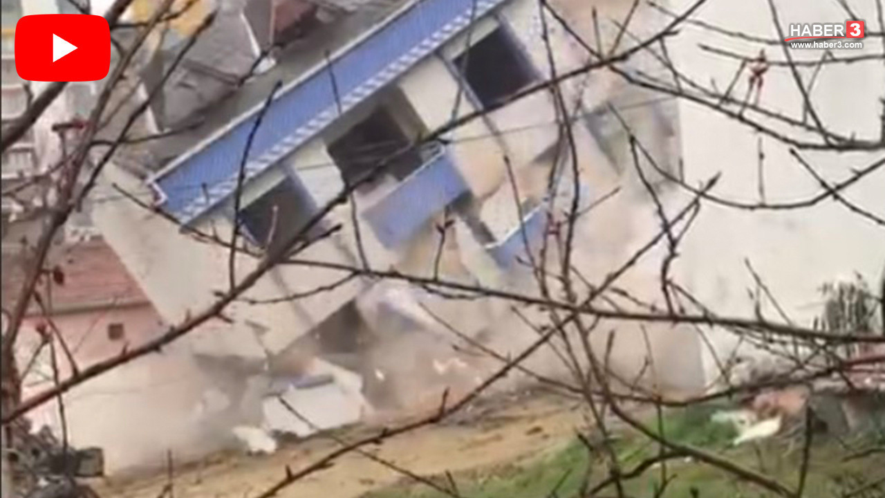 Kentsel dönüşümde kontrollü yıkım skandalı: 5 katlı bina yandaki apartmanın üstüne çöktü!