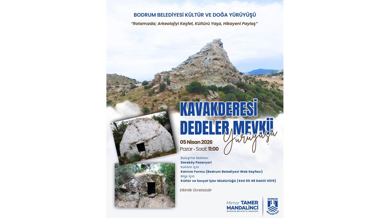 Bodrum'da Kültür ve Doğa Yürüyüşleri Devam Ediyor