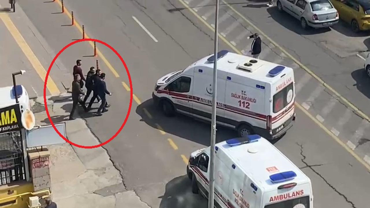 Adliye bahçesinde iki aile arasında meydan savaşı: Yaralılar var