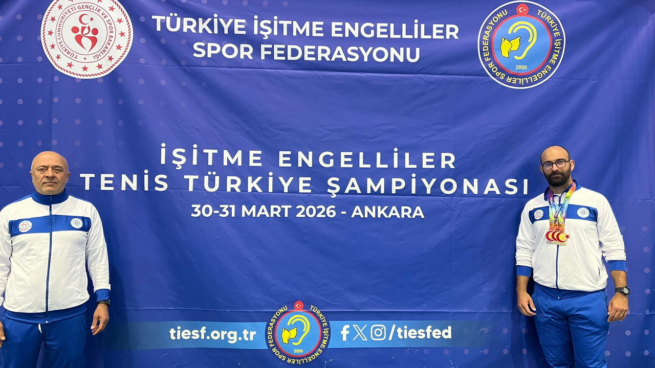 İşitme Engelliler Tenis Turnuvası’nda Muğla’ya 3 M…