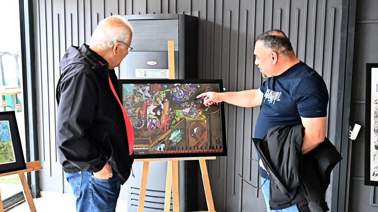 Muratpaşa Belediyesi Engelsiz Kafe’de anlamlı sergi