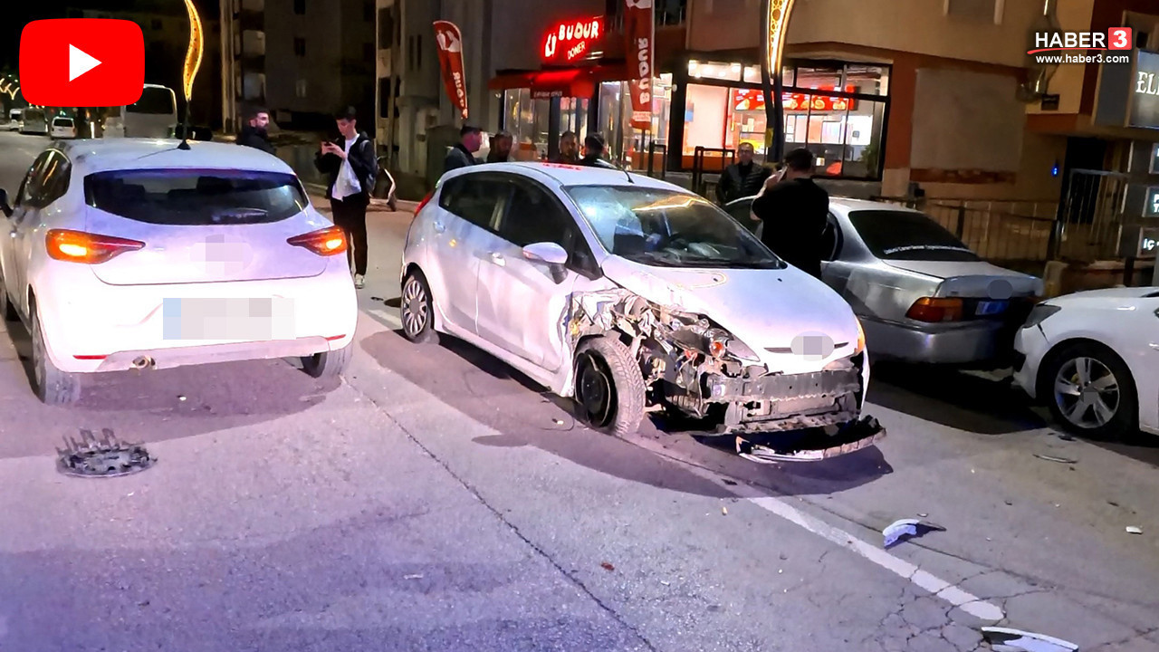 Alkollü trafik canavarı 4 aracı haşat edip ortalığı savaş alanına çevirdi: