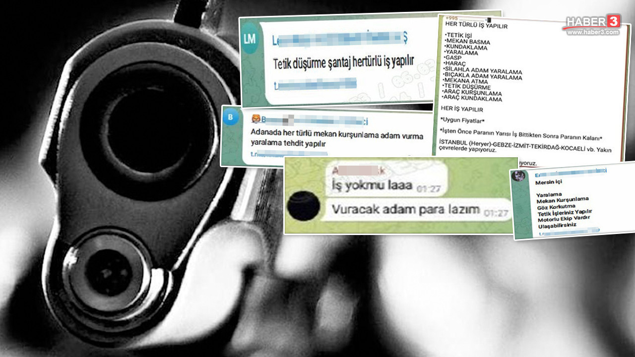 Telegram'daki tetikçi borsası ifşa oldu! Mesajlaşmalara inanamayacaksınız!