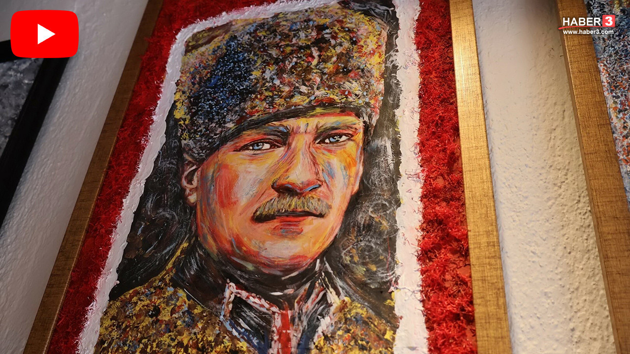 İstanbul'u terk etti, Muğla'da atıklardan sanat yarattı! Çay posasından portakal filesine...