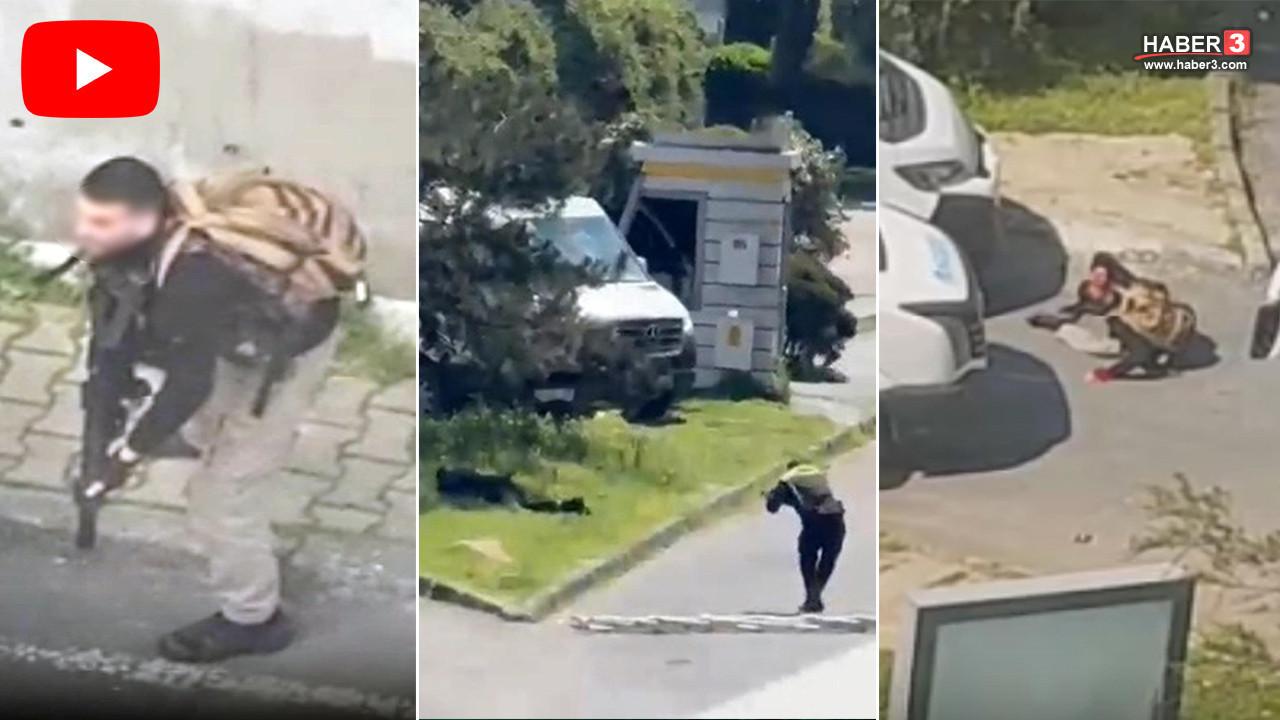 İsrail Konsolosluğu önünde saldırganların etkisiz hale getirildiği anlar kamerada