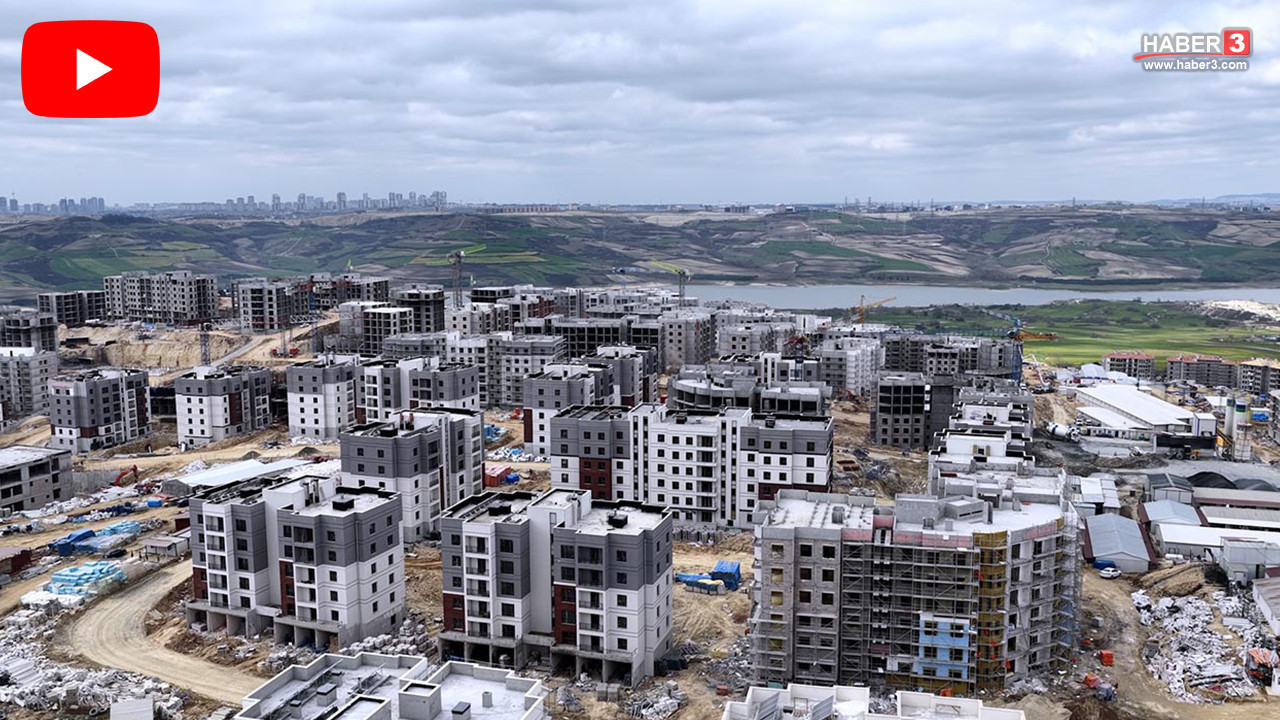 İstanbul'da yükselen ''İlk Evim'' konutlarının son hali görüntülendi