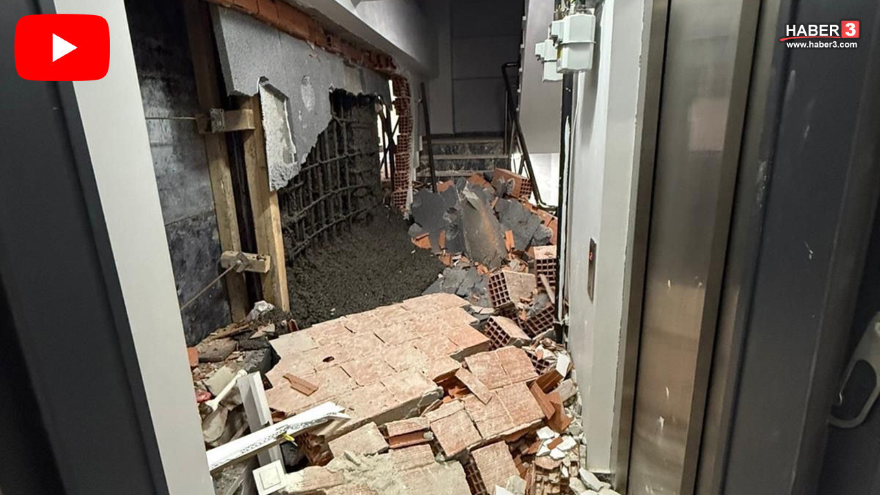 İstanbul'da inşaat çalışması sırasında facianın eşiğinden dönüldü!