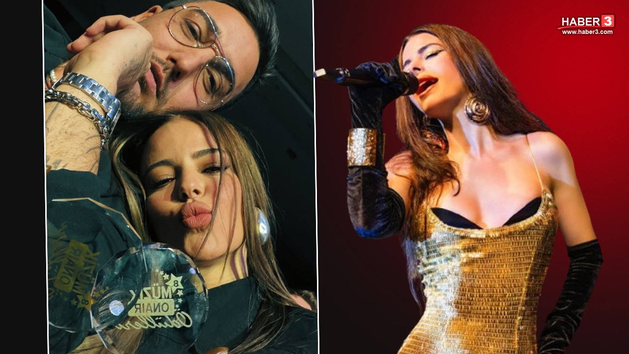 Simge Sağın'ın 4 yıllık yalnızlığı bitti: Ödül töreninde sevgilisini öpücüklere boğdu