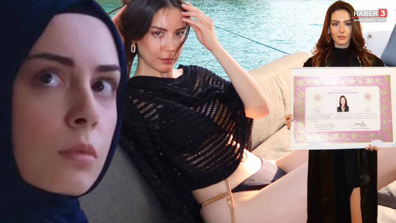 Kızılcık Şerbeti'nin Çimen'i güzel oyuncu diplomasını aldı ve avukat oldu!